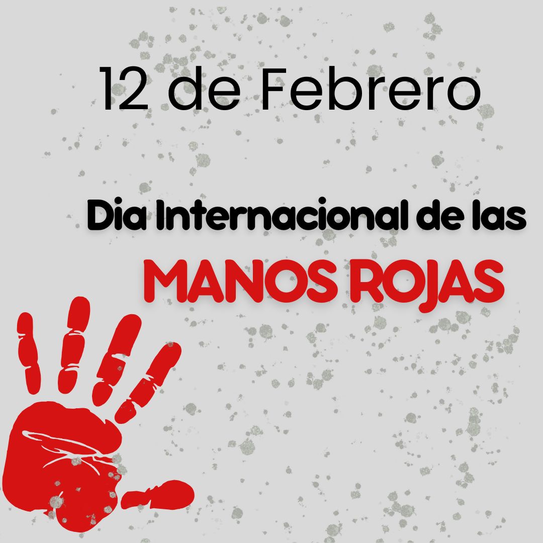 dian itnernacional de las manos rojas